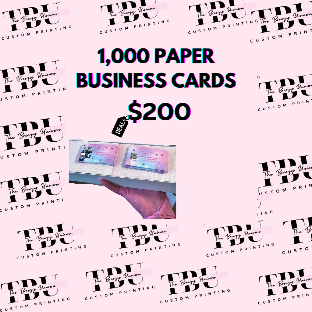 1,000 Paper Business Cards